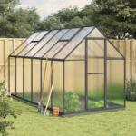 vidaXL Sere cu cadru de baza, antracit, 334x169x202 cm, aluminiu GartenMobel Dekor (3266331)