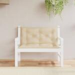 vidaXL Perne banca de gradina 2 buc. , bej, 100x50x7cm, tesatura oxford GartenMobel Dekor (361662)