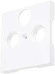 INNY Placă centrală pentru priză TV/SAT triplă - Visio S55 - Albă - CUBIC (EV104310)