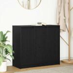 vidaXL Bufeta Stejar negru 85x34x76 cm Lemn prelucrat GartenMobel Dekor (861626) Comoda