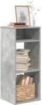 vidaXL Biblioteca, gri beton, 34x31x80 cm, lemn prelucrat GartenMobel Dekor (860277) Biblioteca