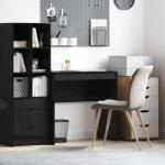 vidaXL Birou Altele Stejar negru 80 x 40 x 76 cm Lemn compozit GartenMobel Dekor (869387)