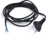 TIM Ștecher plat cu cablu de alimentare 2x0, 75mm 1.9m - Negru (WT-06-CZARNA)