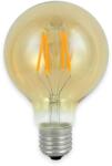 Polux Bec LED E27 4W G80 Filament Retro Amber - Alb cald (2000K) (ZL304520)