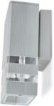 LVT Power Solutions Lampă de fațadă - aplică de grădină - corp de iluminat exterior GU10 LED Inez - Gri (OO0651)