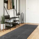 vidaXL Covor hol Huarte antracit 500x80 cm, antiderapant, poliester (42022483) Covor