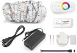 KOLORENO Set bandă LED 12V | 5050 | 150LED | 5m | IP20 | RGB + RF-RGB-004 controler + sursă alimentare 36W (RGB30IP20-36W)