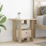 vidaXL Noptiera cu sertar Stejar Sonoma 41 x 40 x 45 cm Lemn compozit GartenMobel Dekor (8000424)