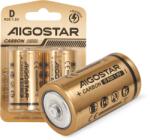 Aigostar Baterii zinc-carbon R20 D 1.5V - 2 buc (BATERIA-R20-1.5V-2S) Baterii de unica folosinta