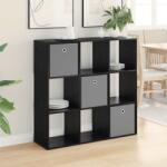 vidaXL Bufet cu sertar Stejar Negru 102 x 31 x 99, 5 cm GartenMobel Dekor (8000493) Comoda