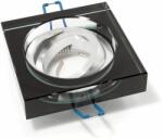 KOLORENO Spot încastrat orientabil din sticlă 2cm LED Tami - Negru (OS_KRS_2CM_CZARNY)