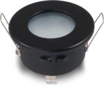 SUPERLED Corp de iluminat halogen fix încastrat din aluminiu IP44 LED Aquario - Negru (OH-AQUARIO-8136)