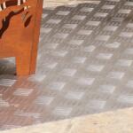 vidaXL Trepte Dreptunghiular 4 pcs Argintiu 100 x 50 cm Aluminiu GartenMobel Dekor (4104364) Covor