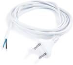TIM Ștecher plat cu cablu de alimentare 2x0, 5mm 1.9m - Alb (WT-07-BIAŁA)