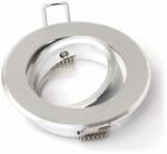 Sanico Electronics Corp de iluminat halogen încastrat, orientabil, din aluminiu LED Almo - argintiu sablat + soclu GU10 (OS_SC_A_RO_PIASK_S)