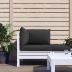 vidaXL Perne de canapea din paleti, 3 buc. , negru, material textil GartenMobel Dekor (361780)