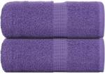 vidaXL Prosoape de sapun 2 buc Violet 30x30 cm 360 g/m2 100% bumbac GartenMobel Dekor (136872) Prosop