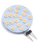 ECOLight Bec LED G4 3W 12V 270lm - Farfurioară - Alb cald (3000K) (ZL-G4-EC79799)