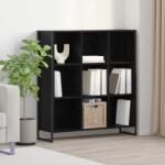 vidaXL Dulap pentru carti Stejar Negru 99.5 x 30 x 108.5 cm GartenMobel Dekor (886522) Biblioteca