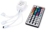 KOLORENO Controler cu infraroșu (IR) IR-RGB-44 144W pentru benzi LED RGB (STL_IR-RGB-44_144W)