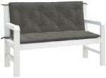 vidaXL Perna banca de gradina 2buc melanj gri închis 120x50x7cm textil GartenMobel Dekor (4002598)