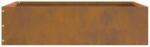 vidaXL Margine pentru gazon Ruginit 50 x 50 x 13 cm GartenMobel Dekor (874728)