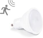 KOLORENO Bec LED GU10 5W cu senzor de mișcare și crepuscul - Alb neutru (4000K) (ZL-GU10-5W-PIR-BN)