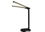 BERGE Lampă de birou dublă LED pentru desen tehnic 8W STL029 - Neagră - Multicolor (3000-6000K) (STL029)