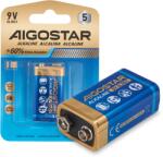 Aigostar Baterie alcalină 6LR61 9V - 1 bucată (BATERIA-6LR61-9V-1S) Baterii de unica folosinta