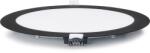 ECO Light Panelul încorporat rotund LED Classic 18W - Negru - Alb neutru (4000K) (PL-PO18W-EC20280)