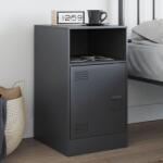 vidaXL Noptiera, antracit, 34, 5x39x62 cm, otel GartenMobel Dekor (841767)
