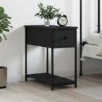 vidaXL Noptiera, negru, 30x60x60 cm, lemn prelucrat GartenMobel Dekor (826053)