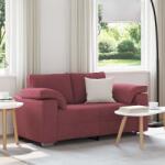 vidaXL Canapea pentru doua persoane Rosu Vin 160 cm tesatura GartenMobel Dekor (4105220) Canapea