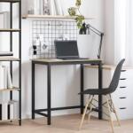 vidaXL masa Stejar Sonoma 100 x 50 x 76, 5 cm Lemn ingineresc si otel GartenMobel Dekor (873769)