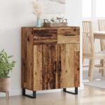 vidaXL Bufet cu sertar Lemn Vechi 69, 5 x 34 x 90 cm Lemn compozit GartenMobel Dekor (882308) Comoda