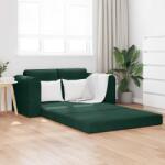 vidaXL Pat canapea Verde închis 148 x 71 x 83 cm Catifea GartenMobel Dekor (4106686) Canapea