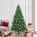 vidaXL Brad de Craciun artificial Verde 210 cm PVC si Otel si Plastic GartenMobel Dekor (3396927)