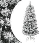 vidaXL Brad de Craciun artificial cu balamale si zapada, 120 cm GartenMobel Dekor (358379)