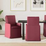 vidaXL Scaune de dining 2 pcs bordo 57 x 67 x 98 cm tesatura GartenMobel Dekor (42017919)