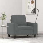 vidaXL Fotoliu canapea, gri închis, 60 cm, material textil GartenMobel Dekor (359376) Canapea