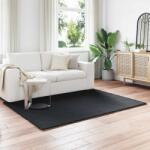 vidaXL Covor din Blana Faux de Iepure Olite Negru 120 x 170 cm GartenMobel Dekor (42021724) Covor