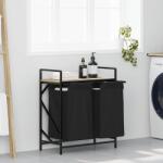 vidaXL Cos de rufe 2 compartimente cu raft stejar sonoma GartenMobel Dekor (859066)