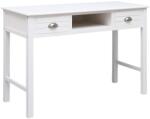 vidaXL Birou de scris, alb, 110 x 45 x 76 cm, lemn GartenMobel Dekor (284155)