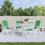 vidaXL Perne scaun cu spatar înalt, 4 buc, verde, tesatura Oxford GartenMobel Dekor (361890)