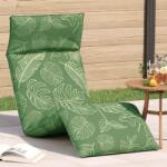 vidaXL Sezlong pliabil cu model de frunze 175x54x8, 5cm tesatura Oxford GartenMobel Dekor (4019765)