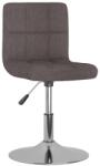 vidaXL Scaun de sufragerie pivotant, gri taupe, material textil GartenMobel Dekor (3087477)