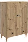 vidaXL Bufet Stejar Artizanal 66 x 34, 5 x 95 cm Lemn prelucrat GartenMobel Dekor (894214) Comoda