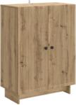 vidaXL Bufet Stejar Artizanal 66 x 34, 5 x 90 cm Lemn prelucrat GartenMobel Dekor (893904) Comoda
