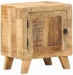 vidaXL Noptiera 40x32x46 cm lemn masiv Mango brut GartenMobel Dekor (4104507)