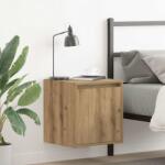 vidaXL Noptiere montate pe perete 2 buc Stejar Artisan 38x34x40 cm GartenMobel Dekor (861246)